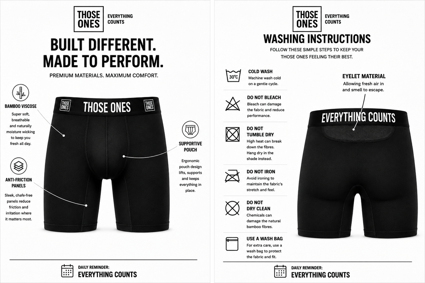 THOSE ONES — Performance Boxer Briefs
